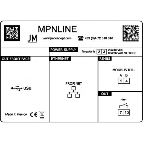 MPNLINE - Convertisseur numerique à entrée Pont de Jauge