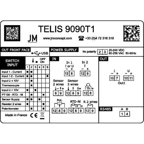 TELIS 9090T1 - Transmetteur...