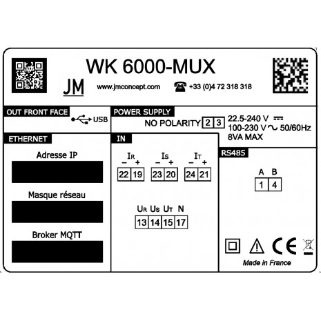 WK 6000MUX - AC Power...
